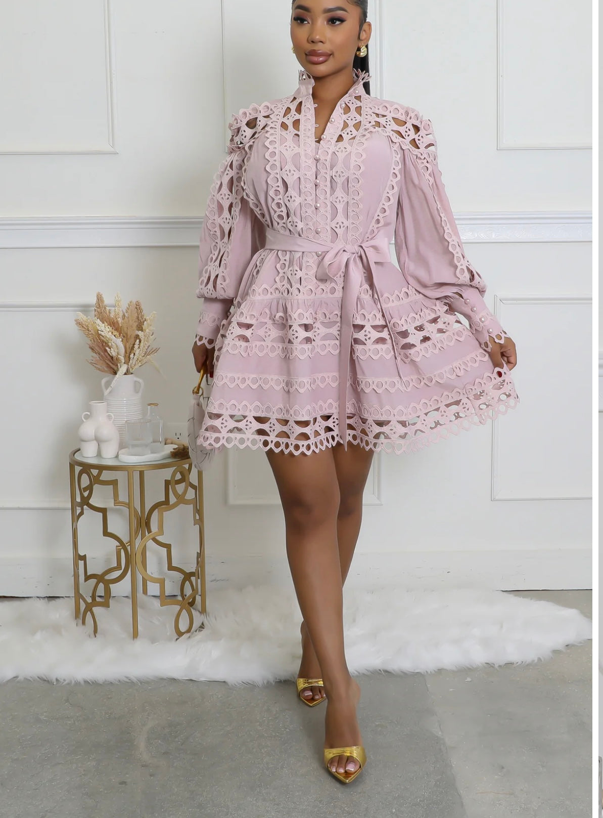 Formal lace dress