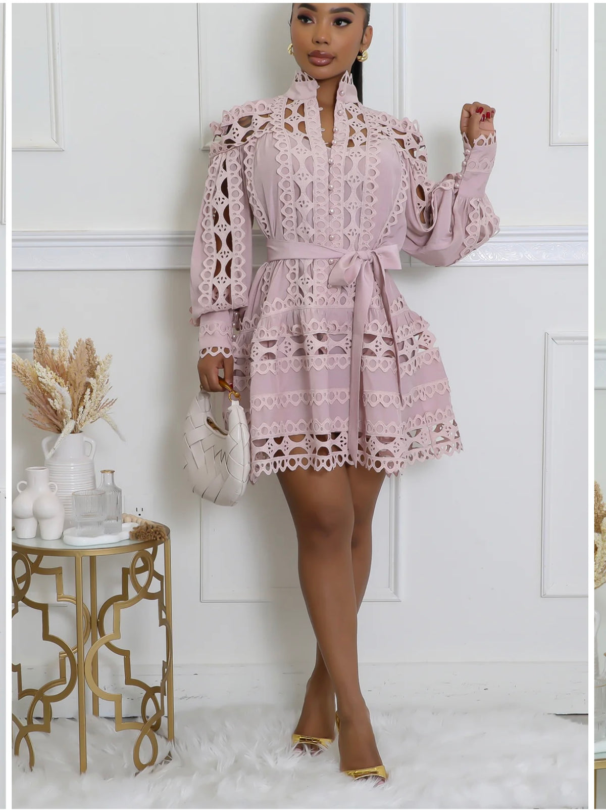 Formal lace dress