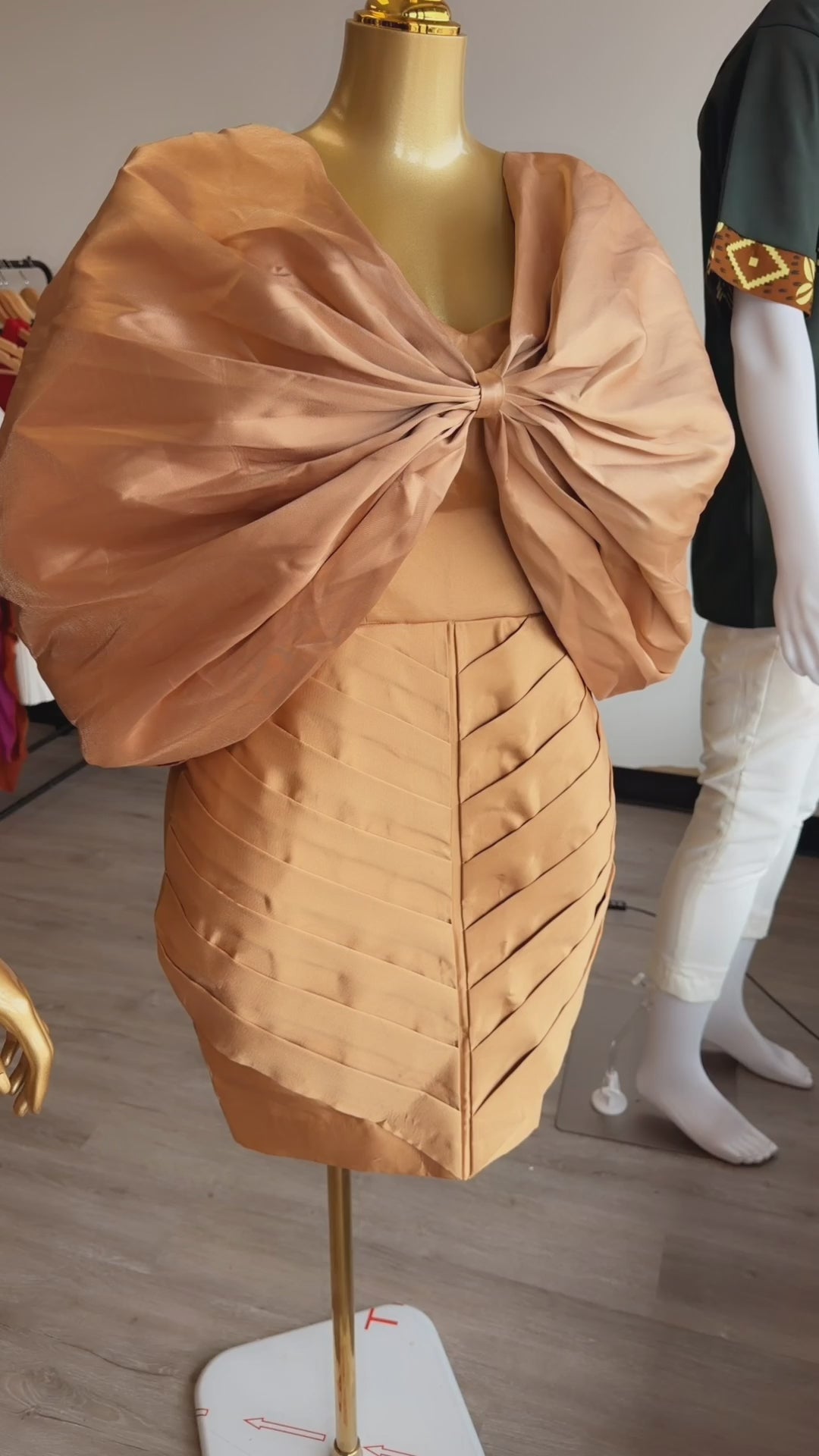 Front bow dress
